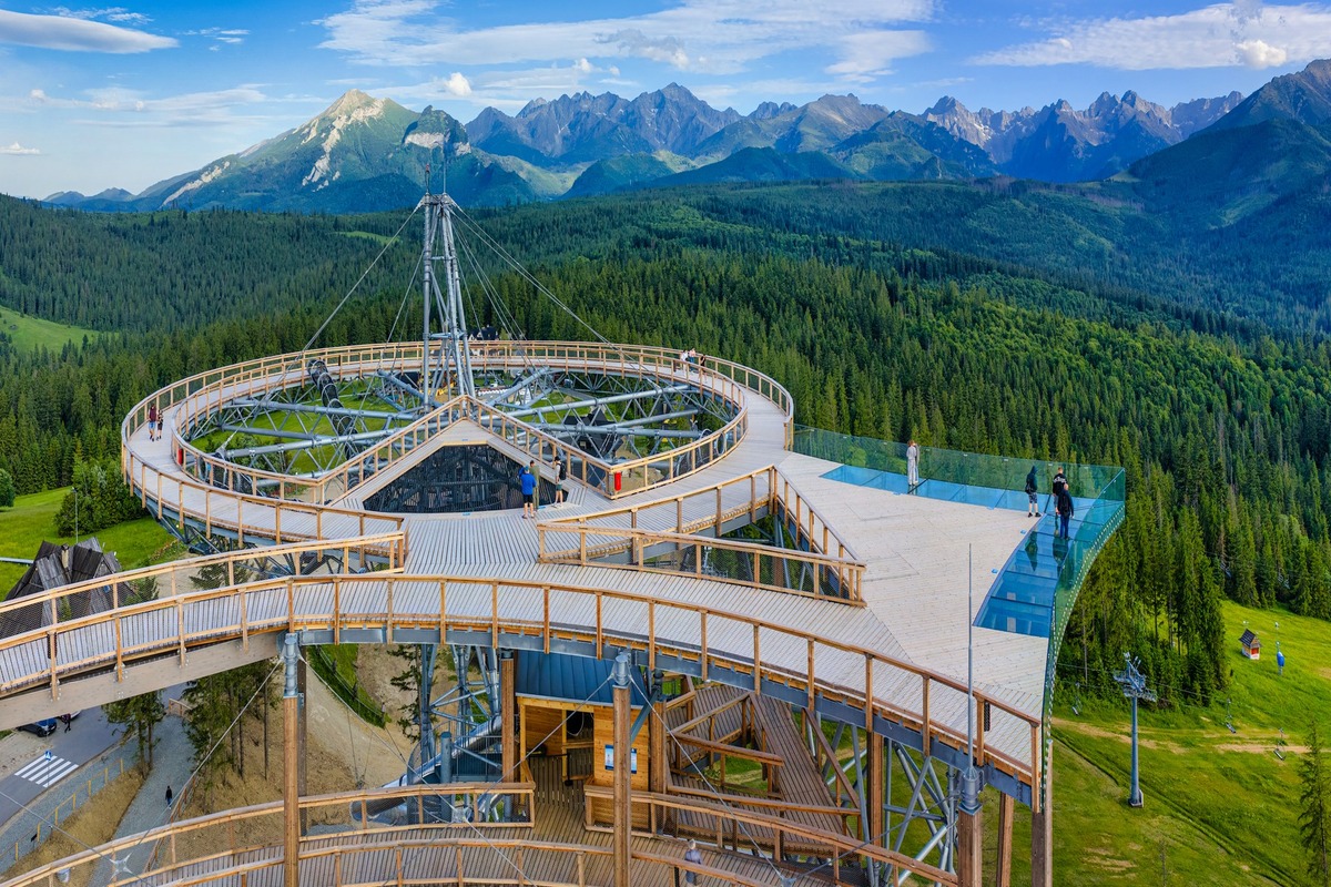 Sky Walk szklany taras