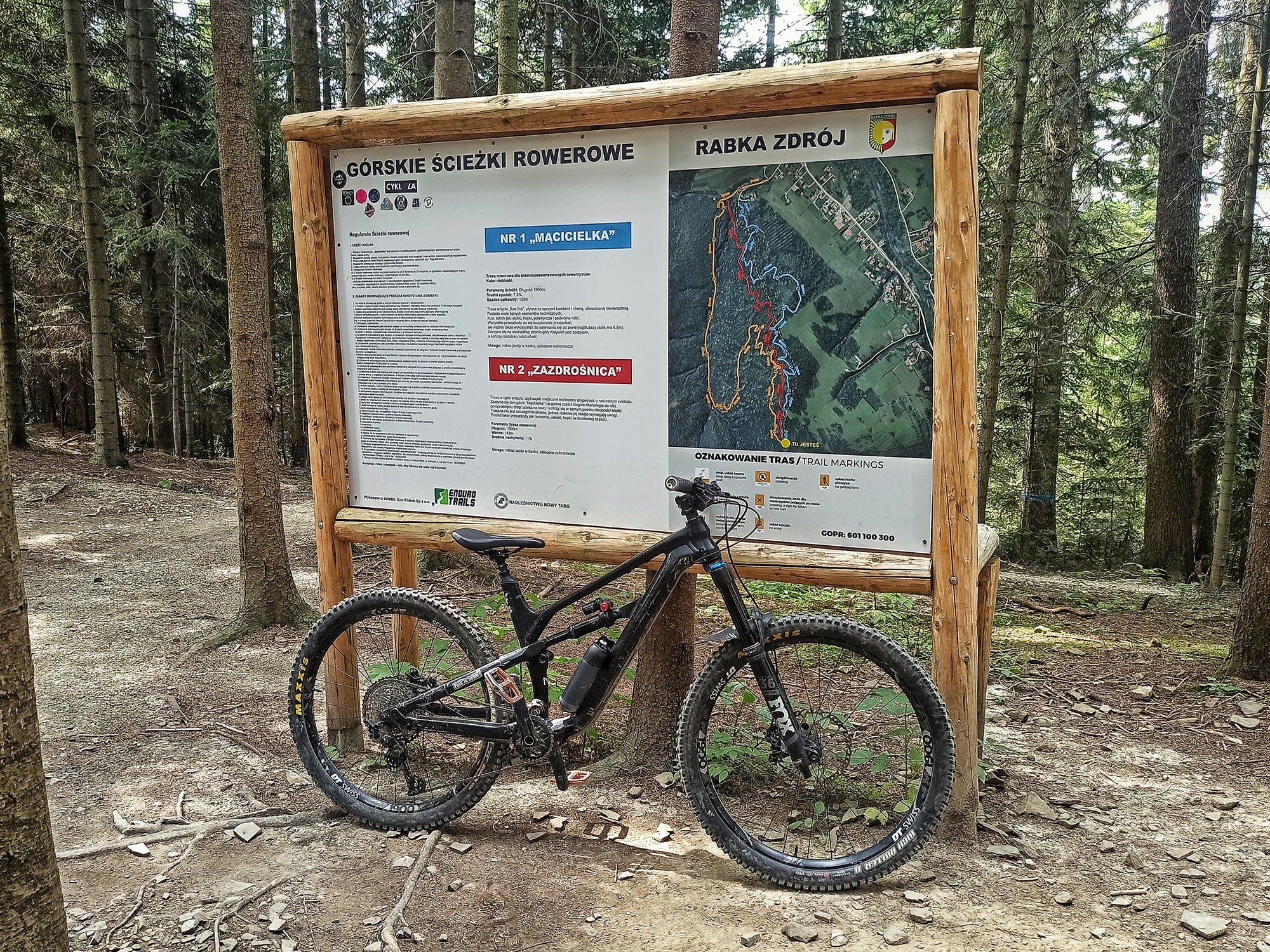 Rabka Trials trasa enduro Krzywoń