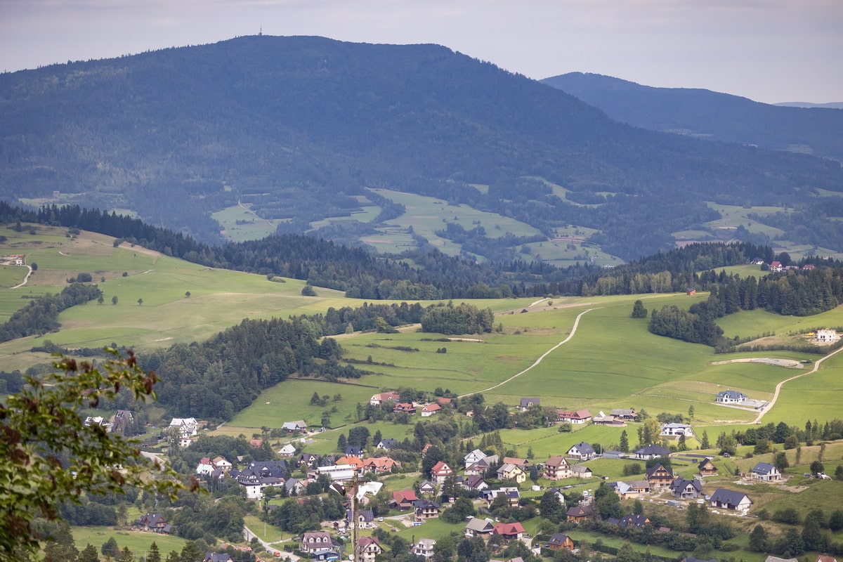 widok z Maciejowej